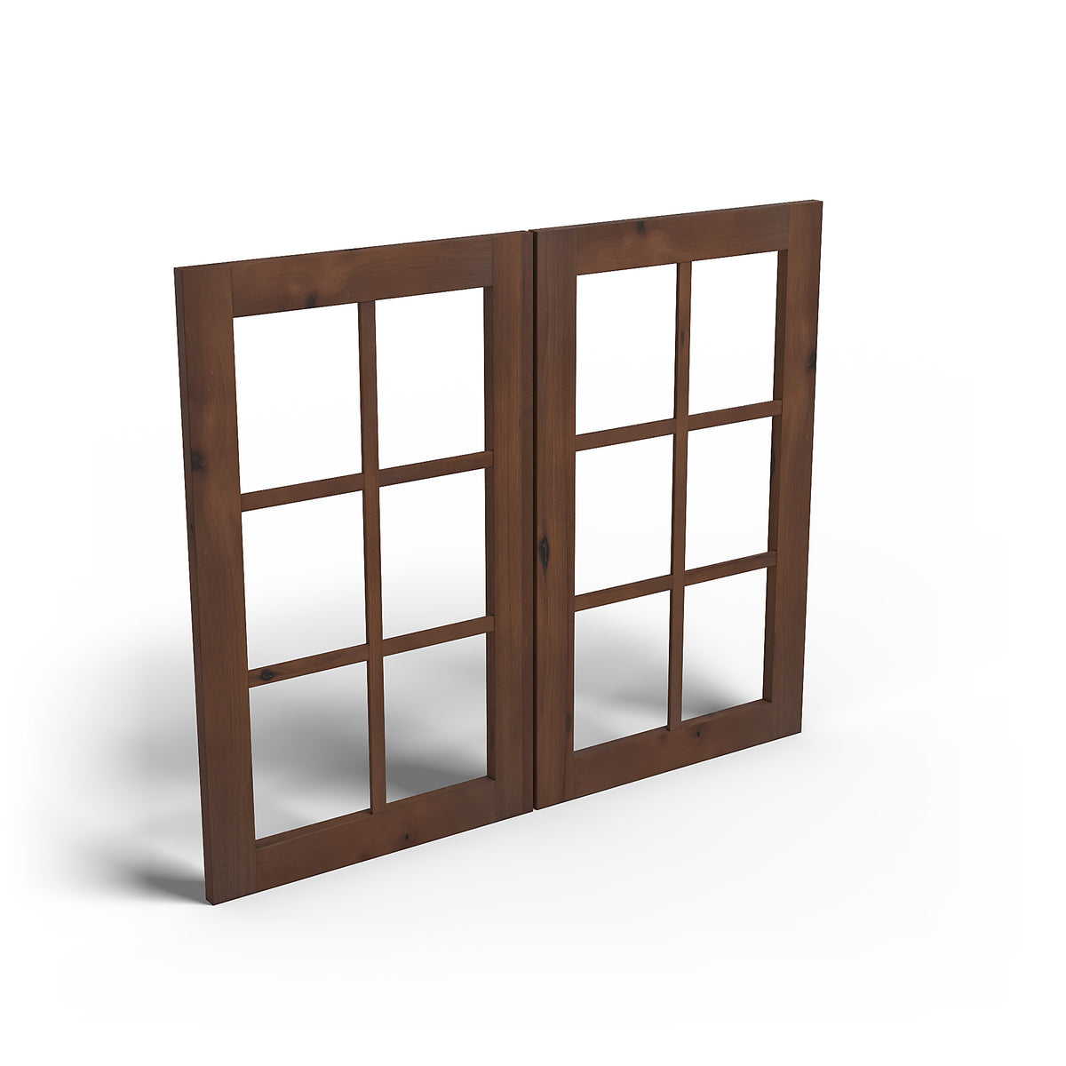 Special Order - 36" x 30" Mullion Door Rustic Walnut - 3630MD 30" Wall Cabinets GHI GHI Accessories Mullion Door Rustic Walnut Special Order SPRWS