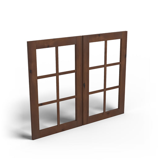 Special Order - 36" x 30" Mullion Door Rustic Walnut - 3630MD 30" Wall Cabinets GHI GHI Accessories Mullion Door Rustic Walnut Special Order SPRWS