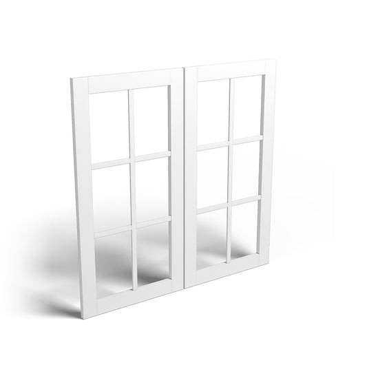 Special Order - 36" x 36" Mullion Door Arcadia White Shaker - 3636MD Arcadia White GHI GHI Accessories Mullion Door SPACW Special Order