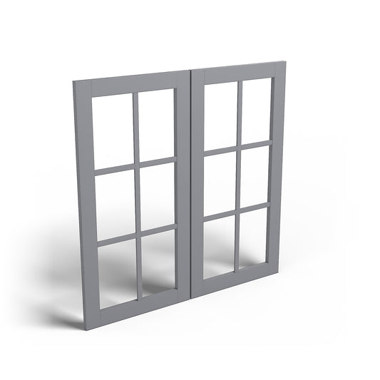 Special Order - 36" x 36" Mullion Door Pacific Gray - 3636MD 36" Wall Cabinets GHI GHI Accessories Mullion Door Pacific Gray Special Order SPPGS