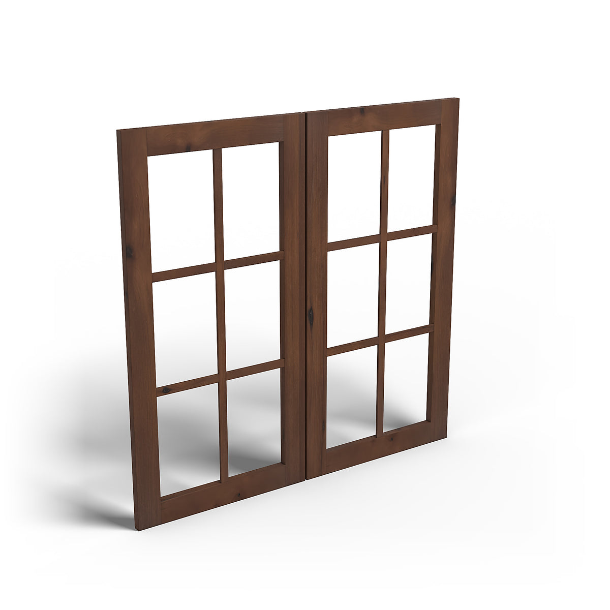 Special Order - 36" x 36" Mullion Door Rustic Walnut - 3636MD 36" Wall Cabinets GHI GHI Accessories Mullion Door Rustic Walnut Special Order SPRWS