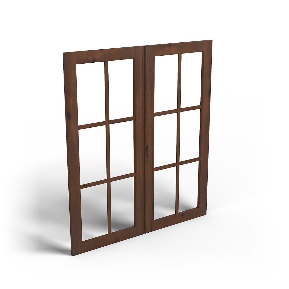Special Order - 36" x 42" Mullion Door Rustic Walnut - 3642MD 42" Wall Cabinets GHI GHI Accessories Mullion Door Rustic Walnut Special Order SPRWS