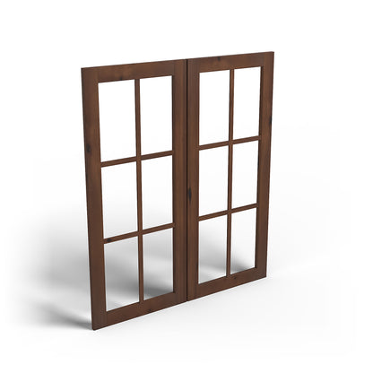 Special Order - 36" x 42" Mullion Door Rustic Walnut - 3642MD 42" Wall Cabinets GHI GHI Accessories Mullion Door Rustic Walnut Special Order SPRWS