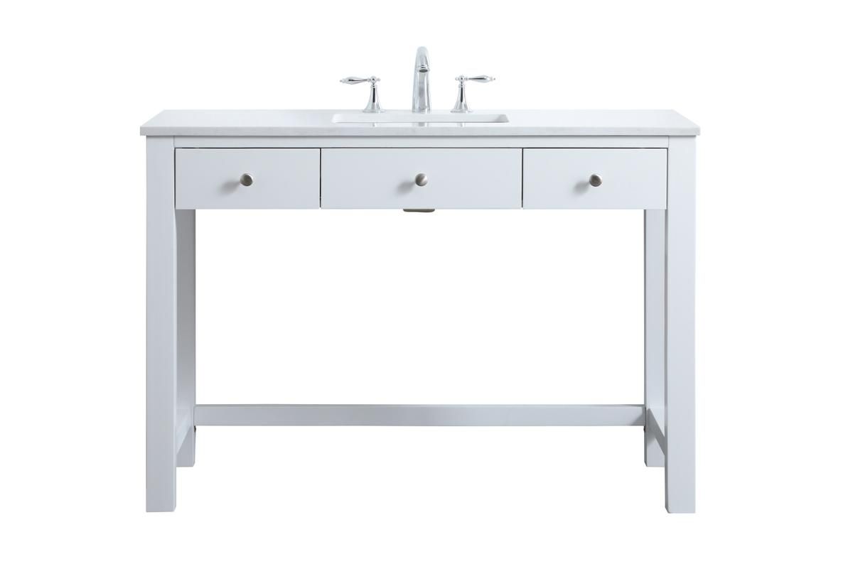 Hudson White 48" Vanity