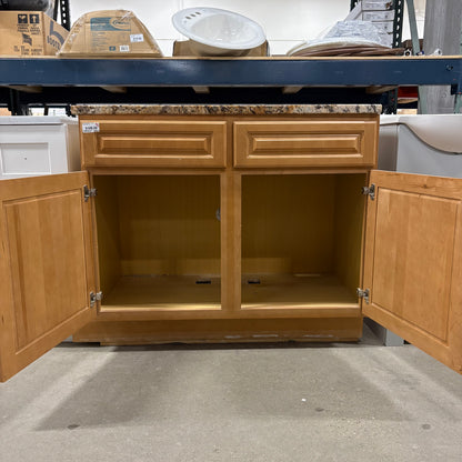 42" Granite Top Vanity Set