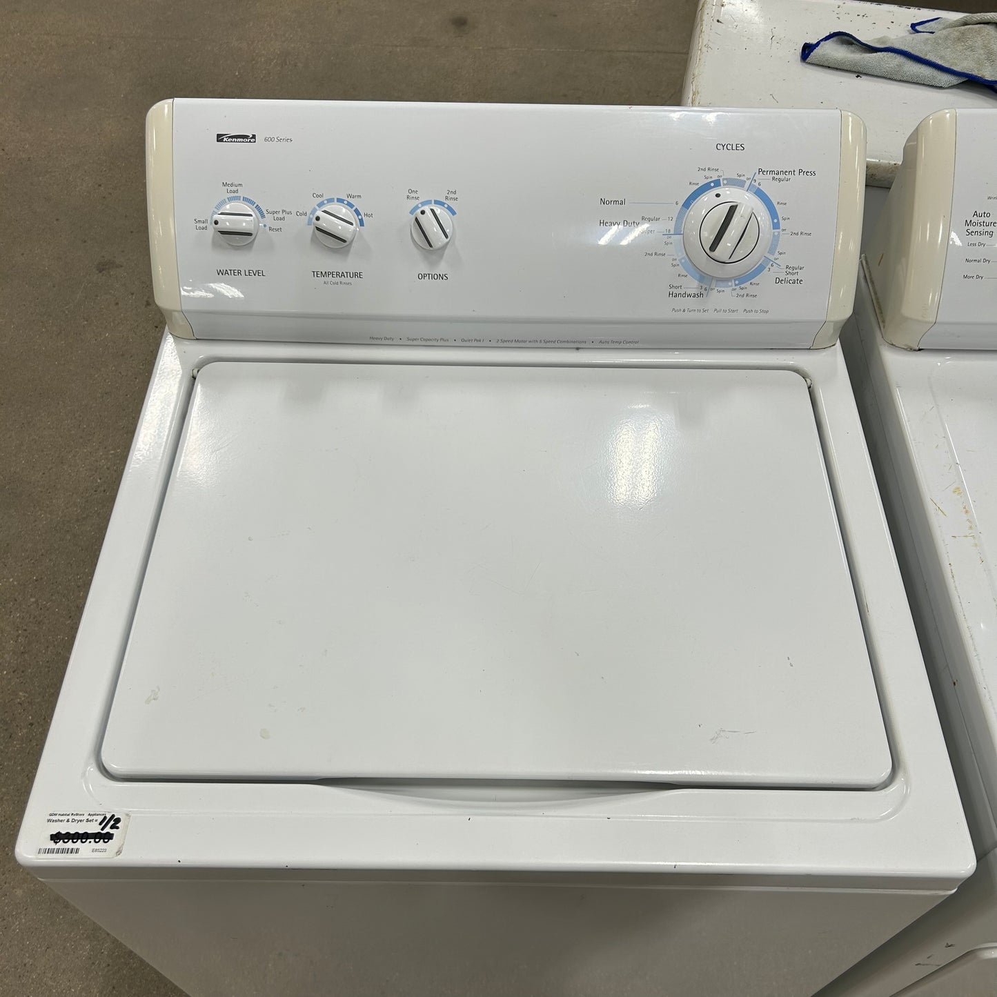 Kenmore Washer/Elec Dryer Set