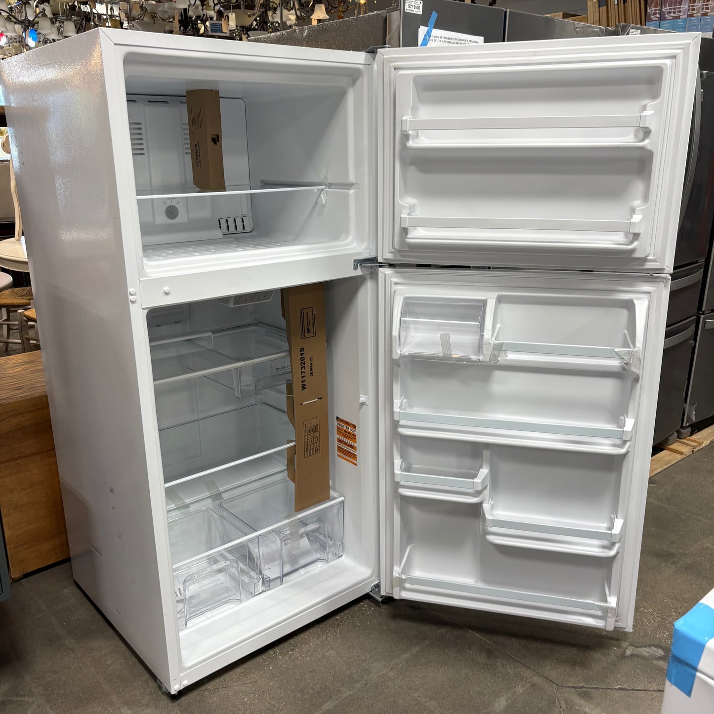 Whirlpool Top Freezer Fridge