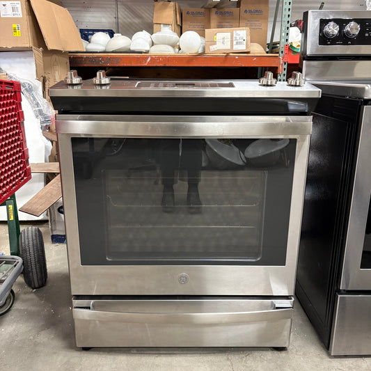 GE Elec Conv Slide-In Range