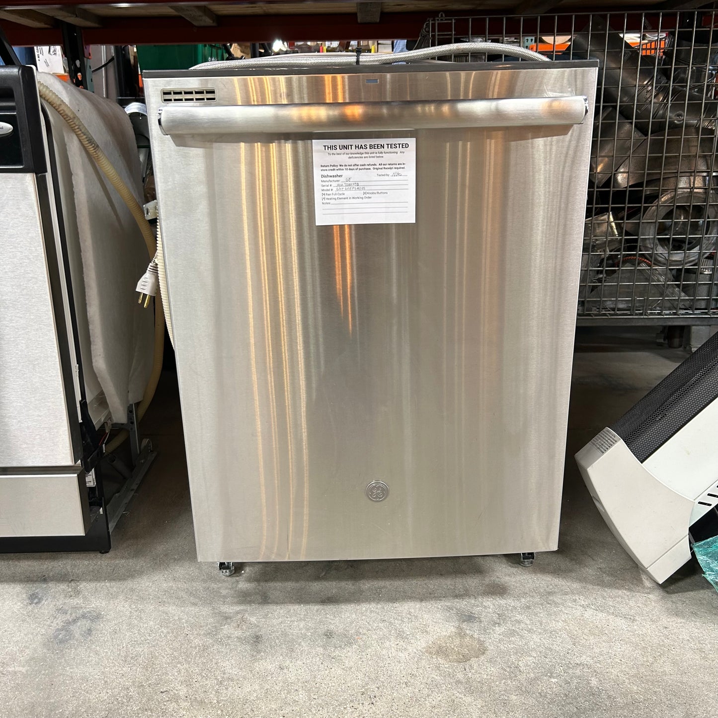 GE Top Control Dishwasher