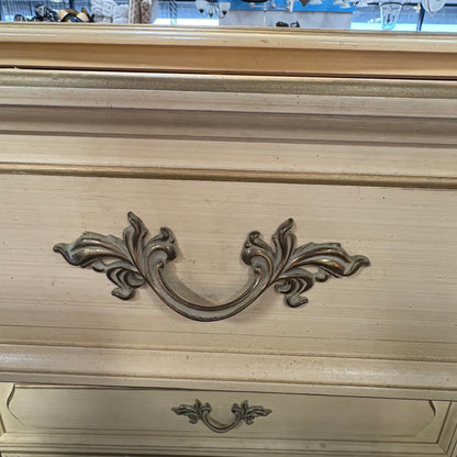 Pale Yellow 5 Drawer Dresser