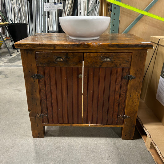 36" Rustic Vanity Set