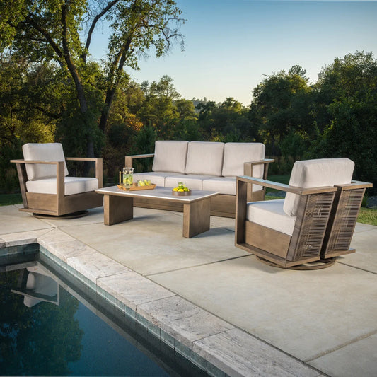 SunVilla 4 Pc Metal Patio Set