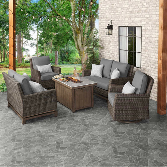 agio 5 Pc. Woven Seating Set