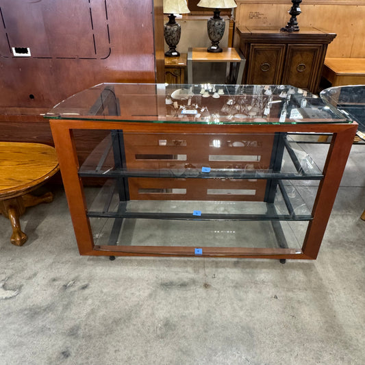 Glass Top Tv Stand