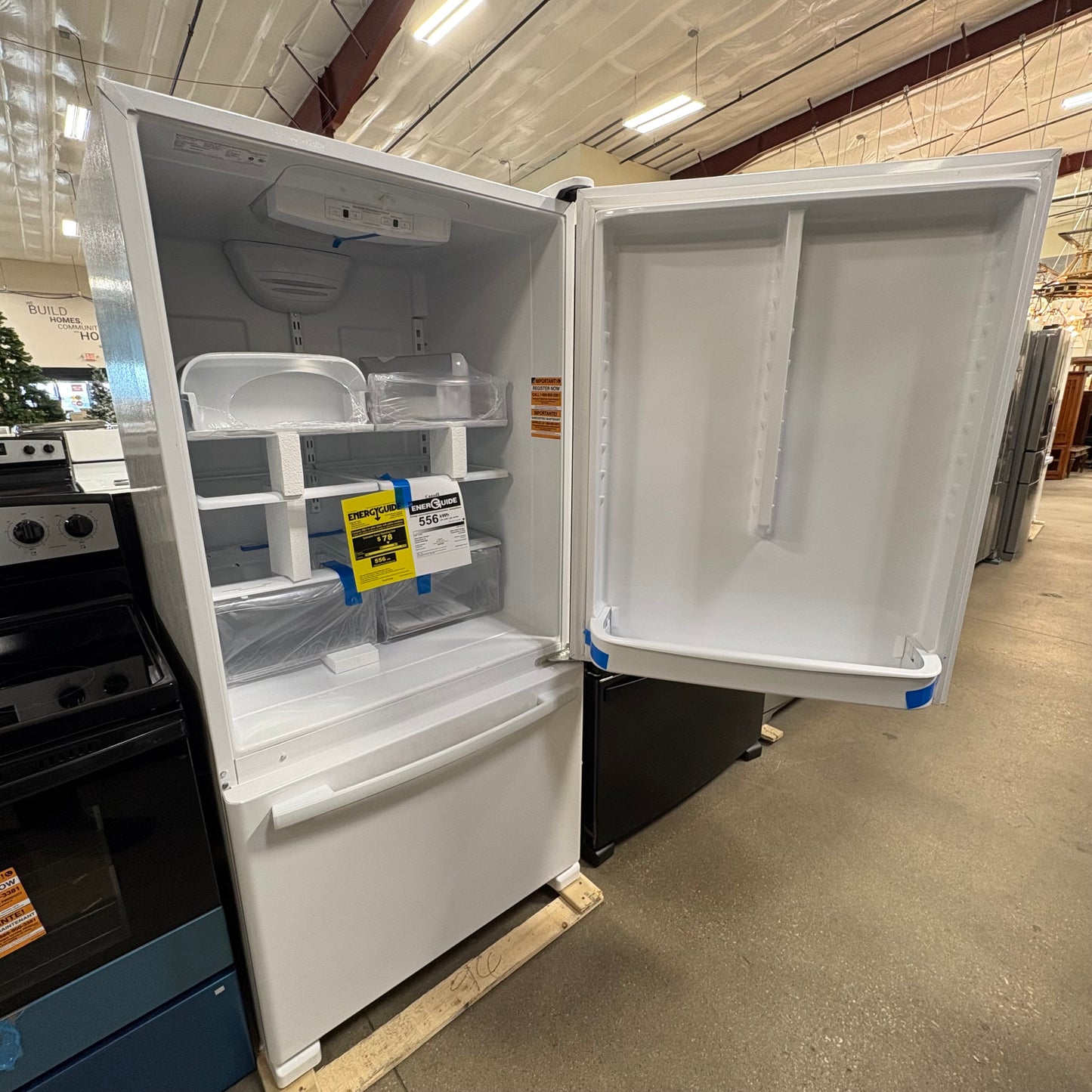 NEW Bottom Freezer Fridge