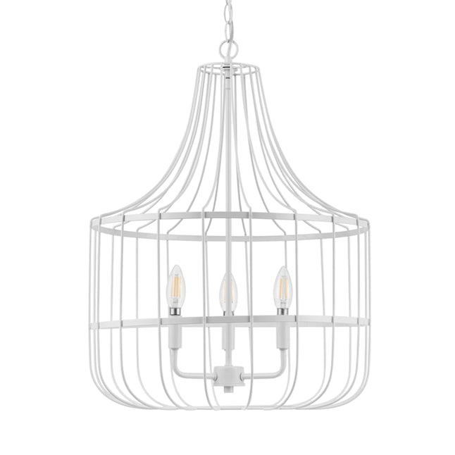 White Farmhouse Chandelier