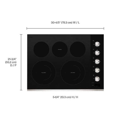 Whirlpool 30" Elec Cooktop