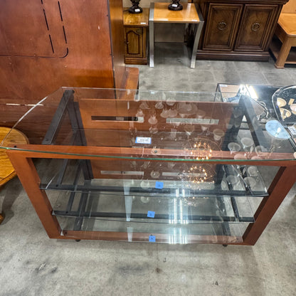 Glass Top Tv Stand