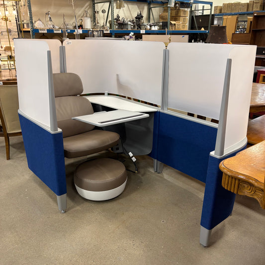 Blue Privacy Work Pod