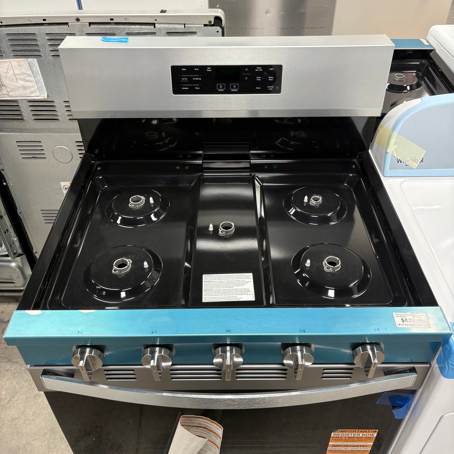 NEW Gas Range w/Air Fry