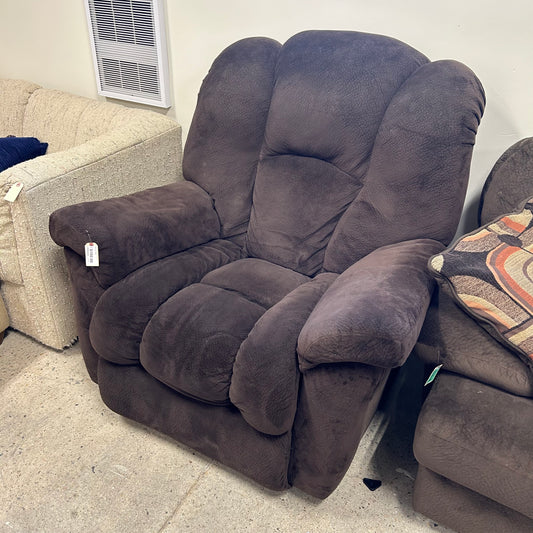 Brown Microsuede Chair