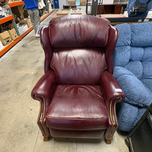 Red Leather Recliner