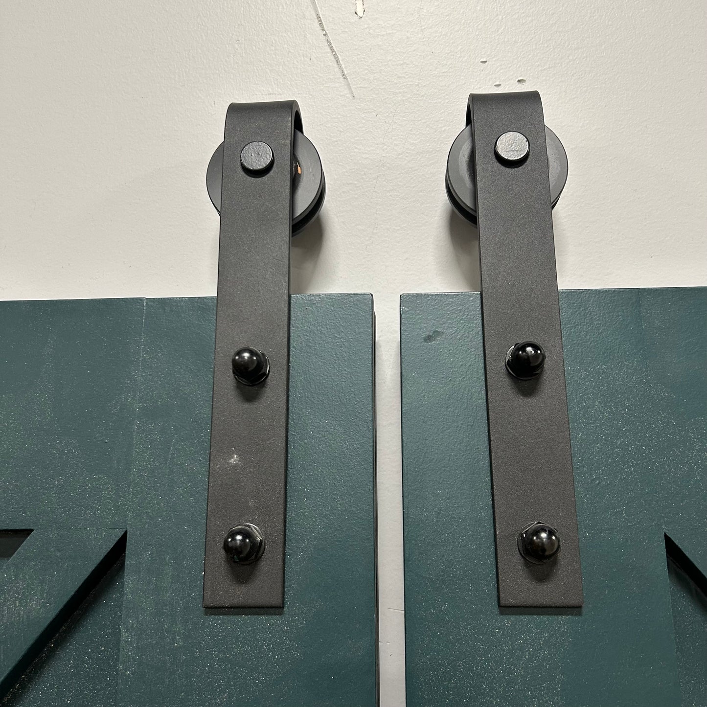 60" Teal Sliding Barn Door Kit