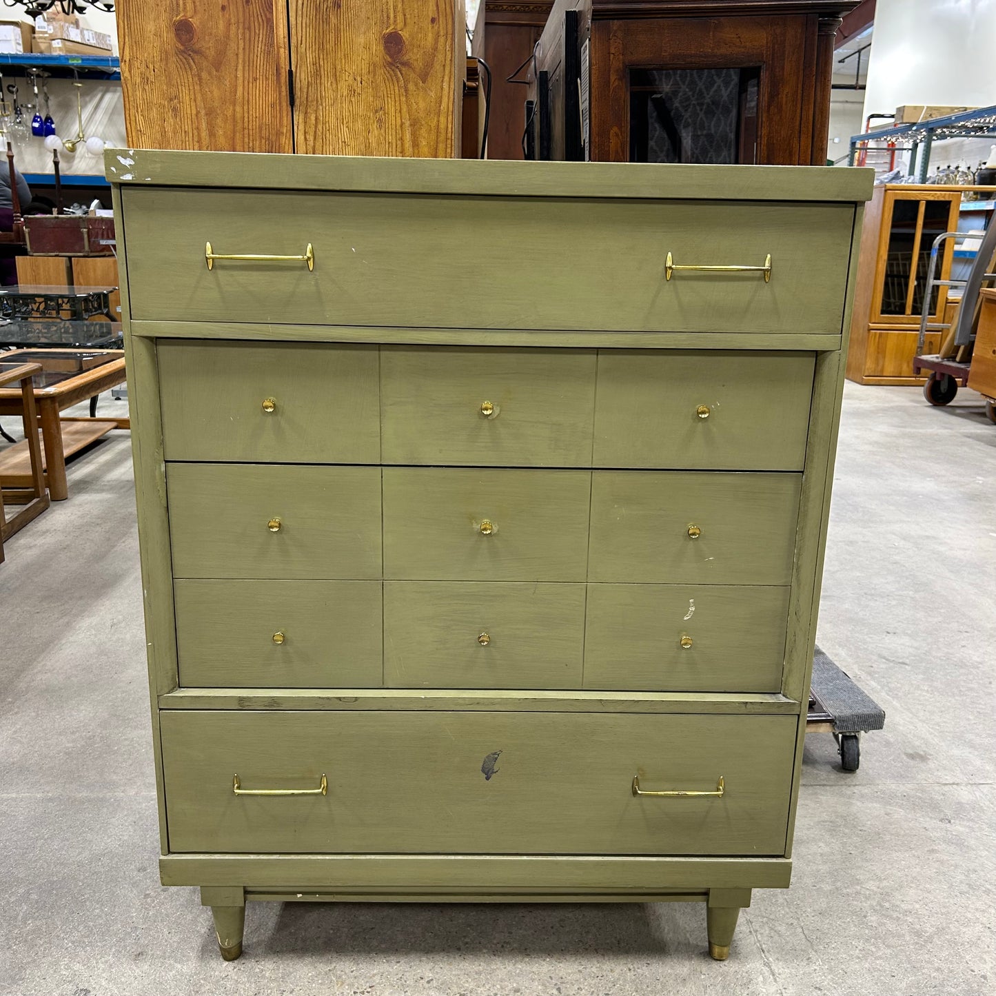 MCM Avocado Green Dresser