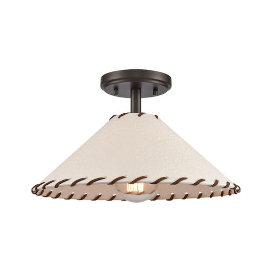 allen+roth Semi-Flush Light
