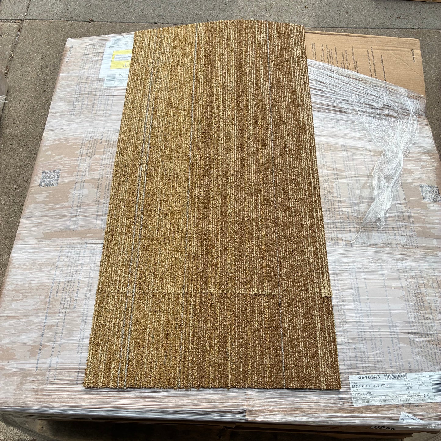 Shaw Carpet Tile Amber Gold