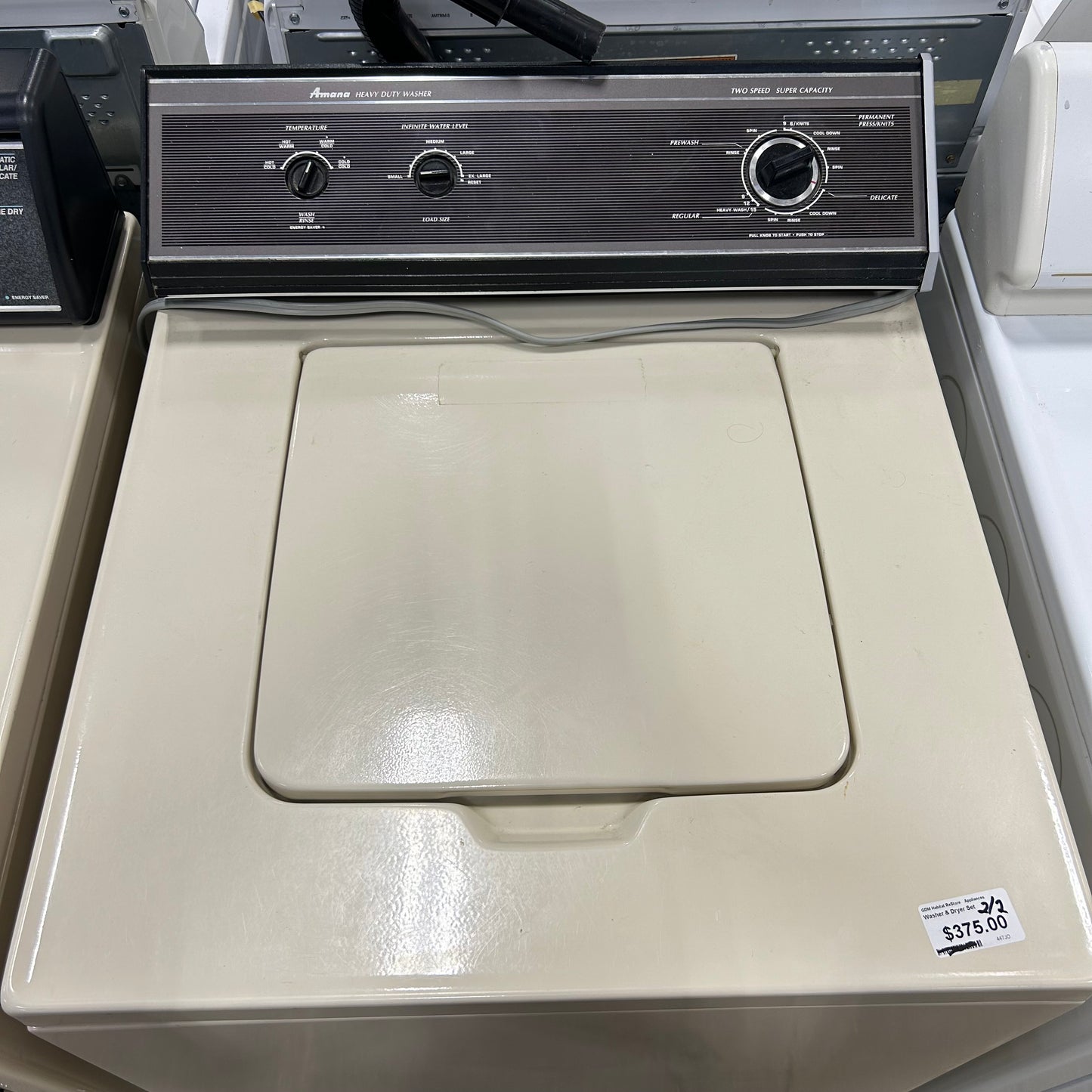 Amana Washer/Elec Dryer Set