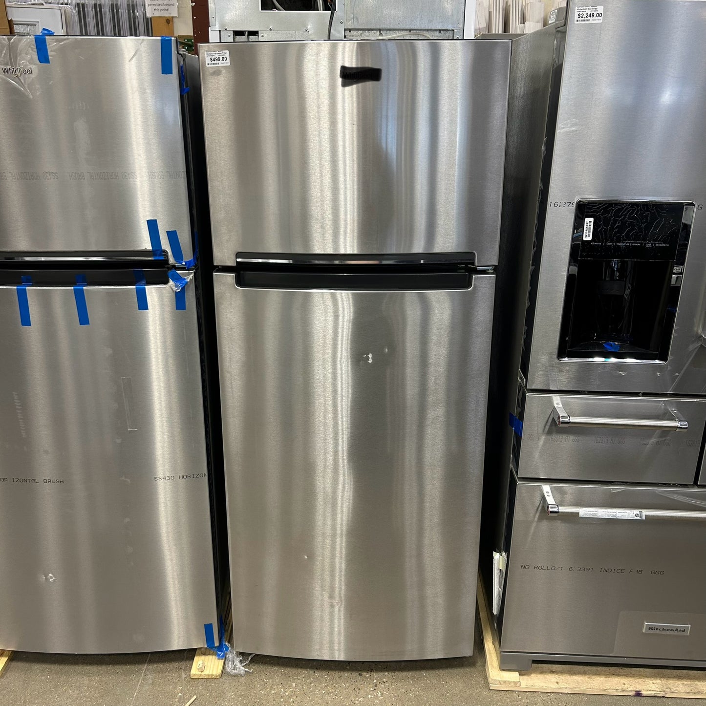 Whirlpool Top Freezer Fridge