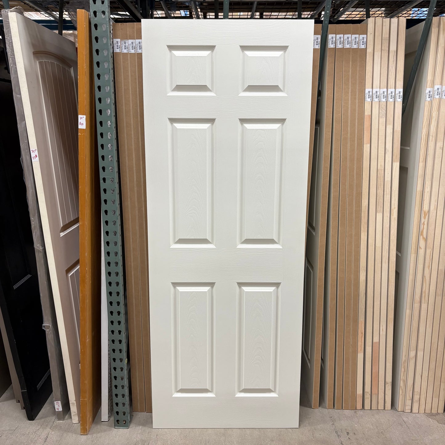 30" 6-Panel Hollow Int Door TRUE