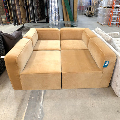 Joybird Modular Velvet Sofa