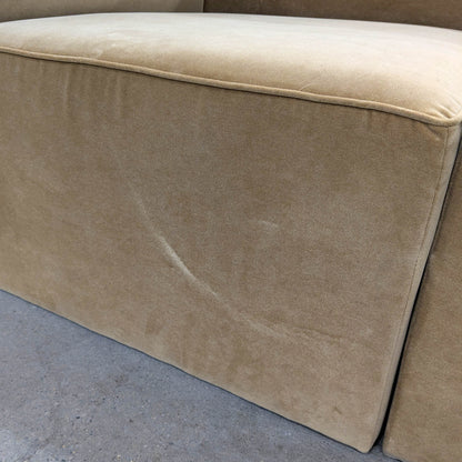 Joybird Modular Velvet Sofa