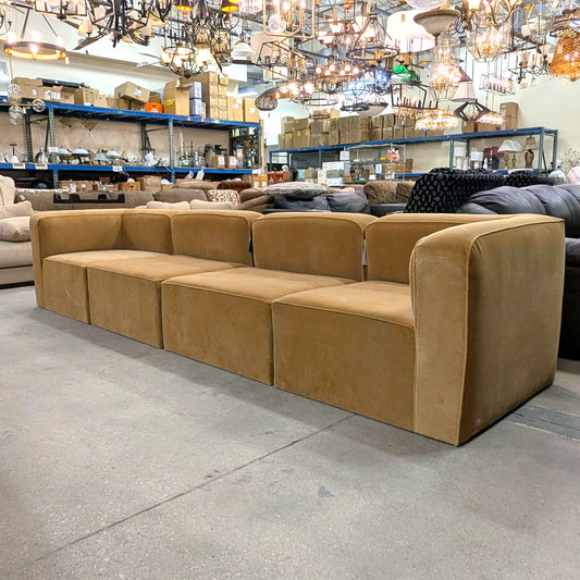 Joybird Modular Velvet Sofa