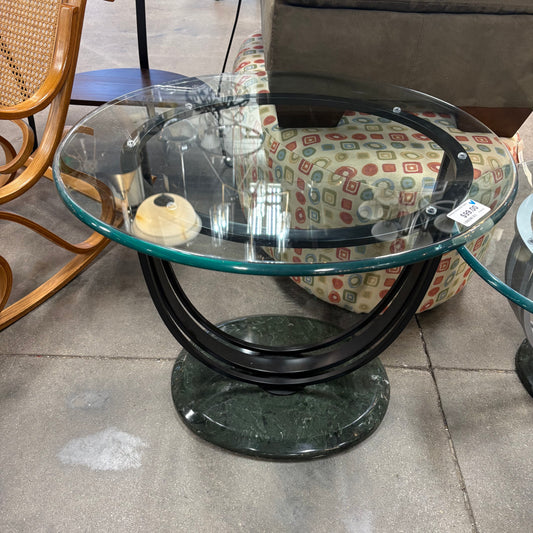 Marble/ Glass End Table