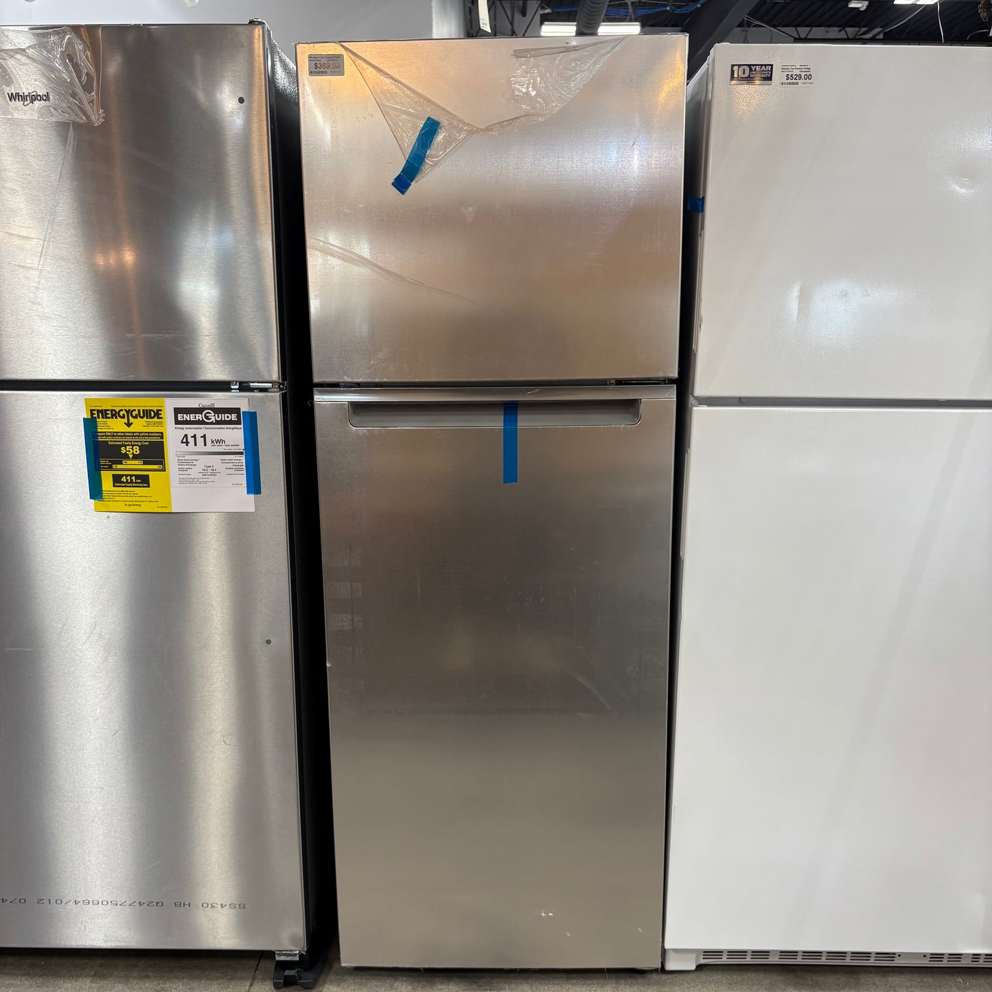Whirlpool Top Freezer Fridge