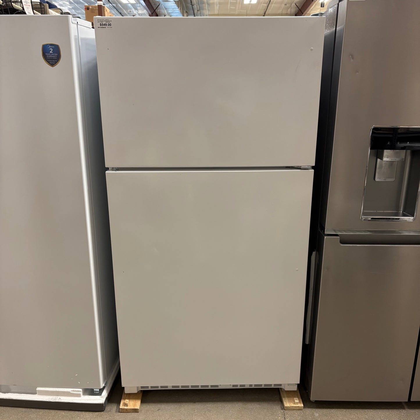 Whirlpool Top Freezer Fridge