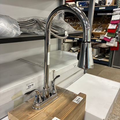 2Handle LaundryPulldown Faucet
