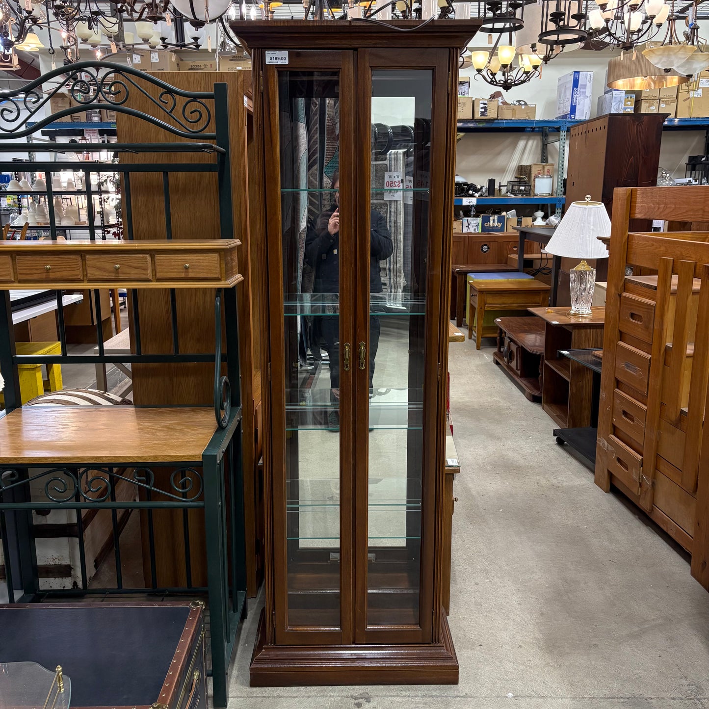 Pulaski Narrow Curio Cabinet