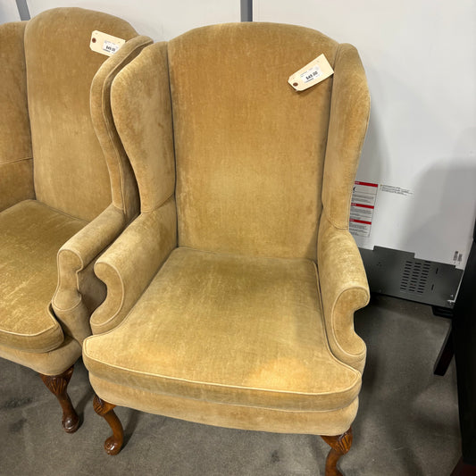 Wingback Chair - Mustard