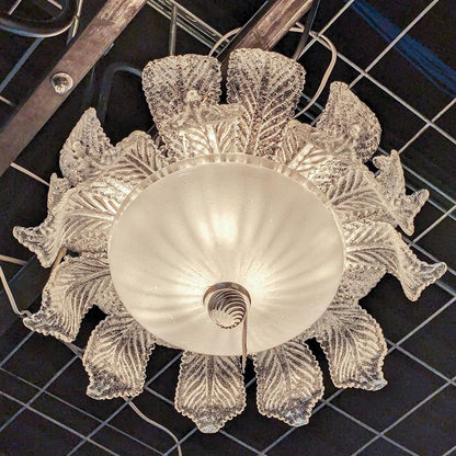 Clear Murano Glass Chandelier