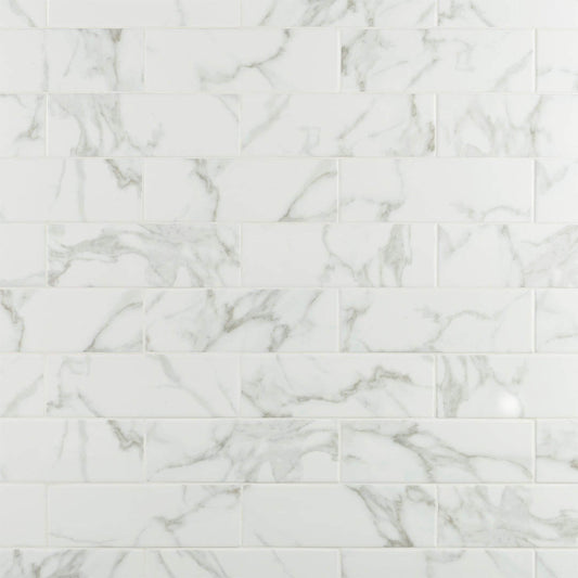 FL06 Florentine Carrara 4x12 FALSE