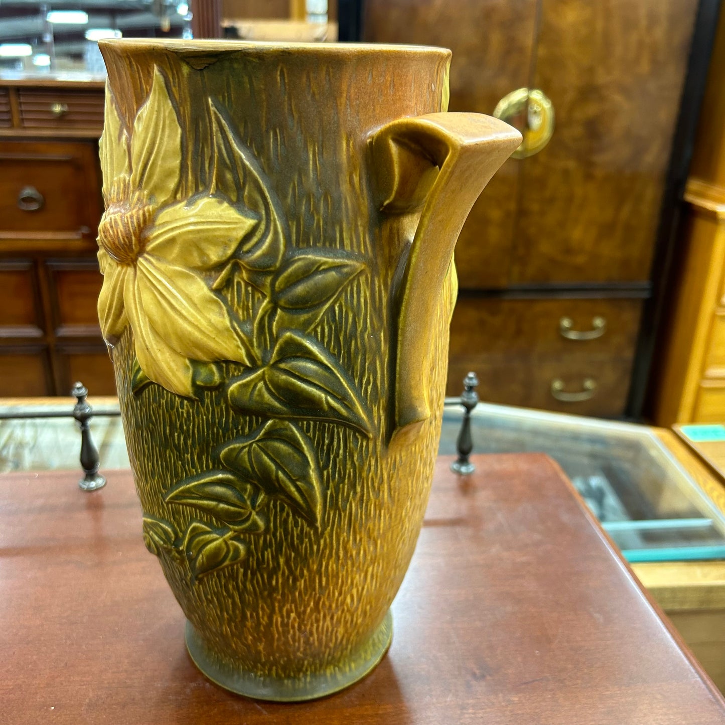 MCM Roseville "Clematis" Vase