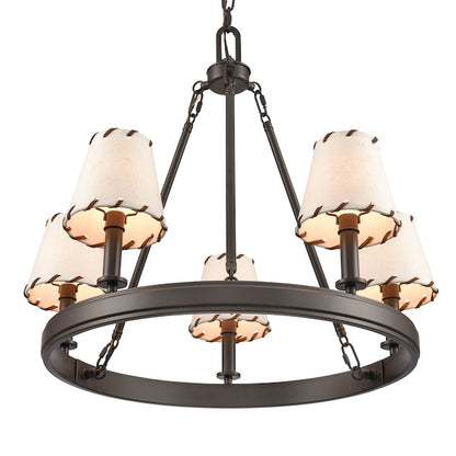 Rustic Bronze Chandelier