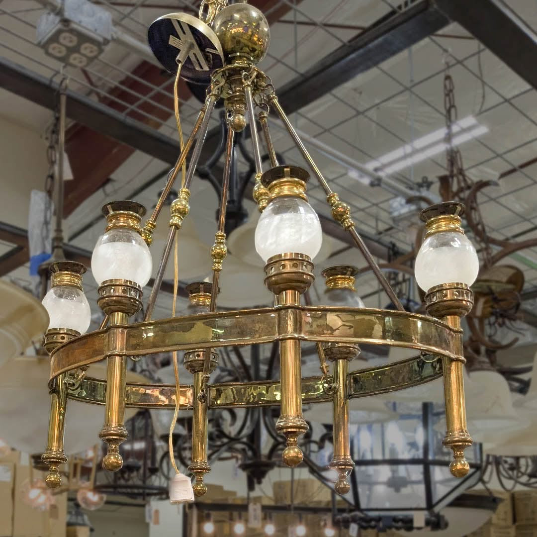 Vintage Brass Chandelier