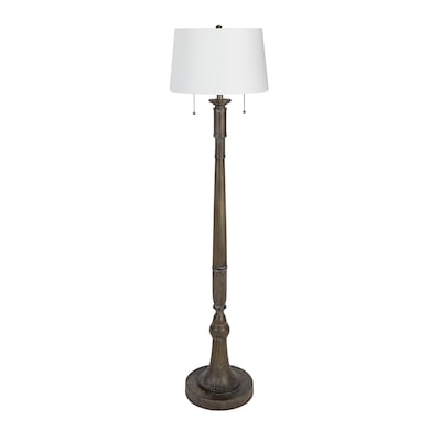 Gather Home Grey Floor Lamp