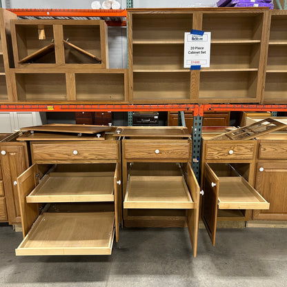 20 Pc. Cabinet Set