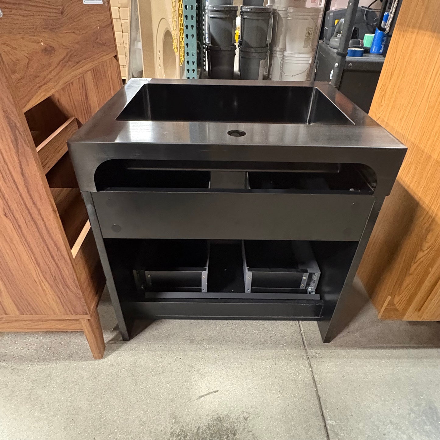 Black Floating 24" Vanity